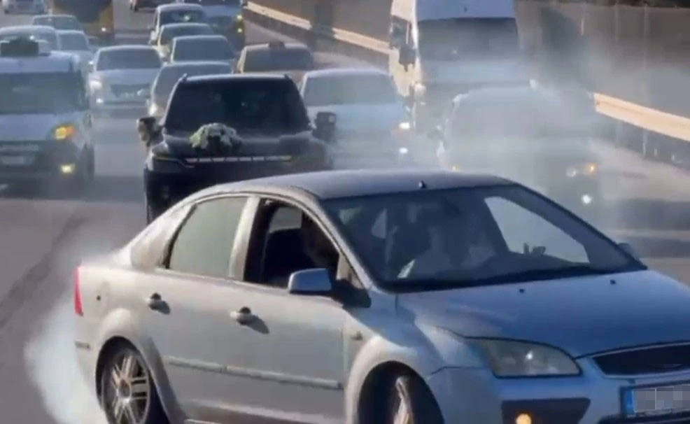 Düğün konvoyunda drift yapan sürücüye 46 bin TL ceza

