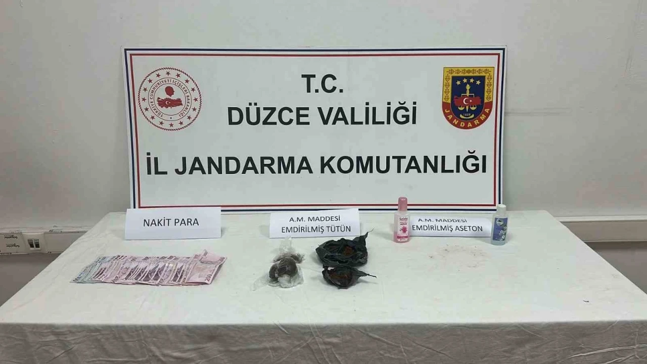 Düzce’de jandarmadan uyuşturucu operasyonu
