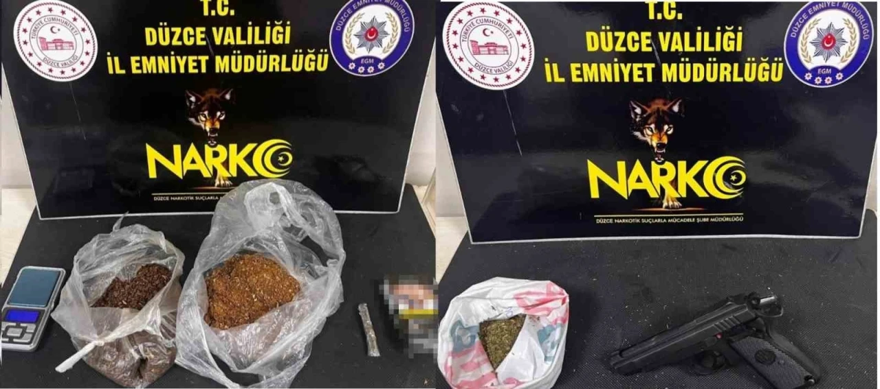D&uuml;zce&rsquo;de uyuşturucu operasyonunda 2 tutuklama

