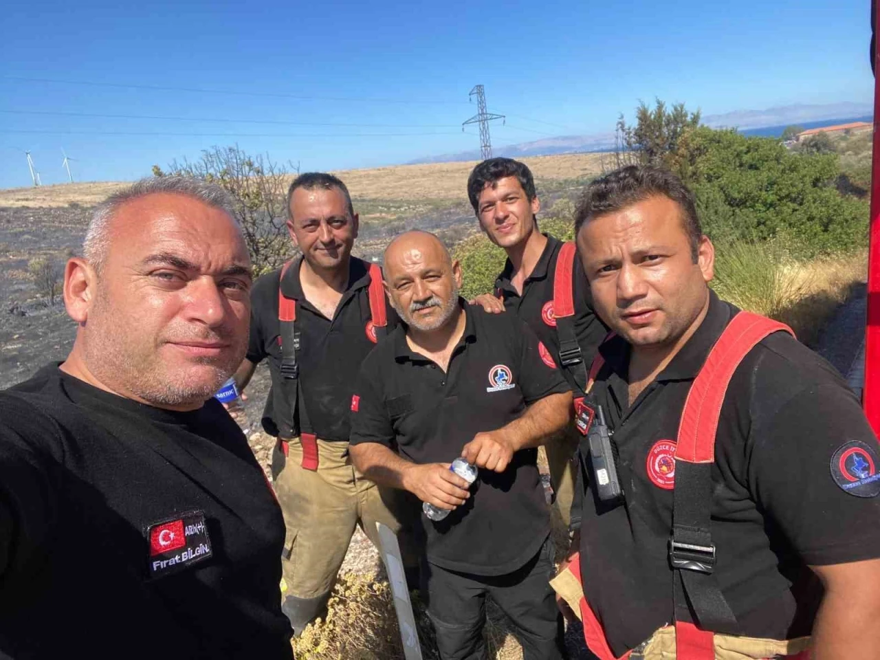 Düzceli ateş savaşçıları Seferihisar’dan Çeşme’ye
