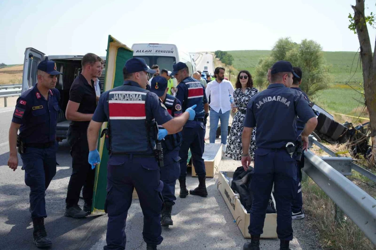 Edirne’de feci kaza: 5 ölü, 1 yaralı
