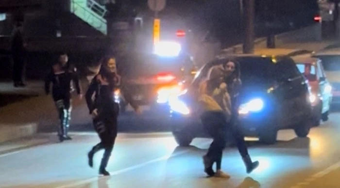 Edirne’de kriz geçiren genç kadın çevreye saldırdı: Polis müdahale etti
