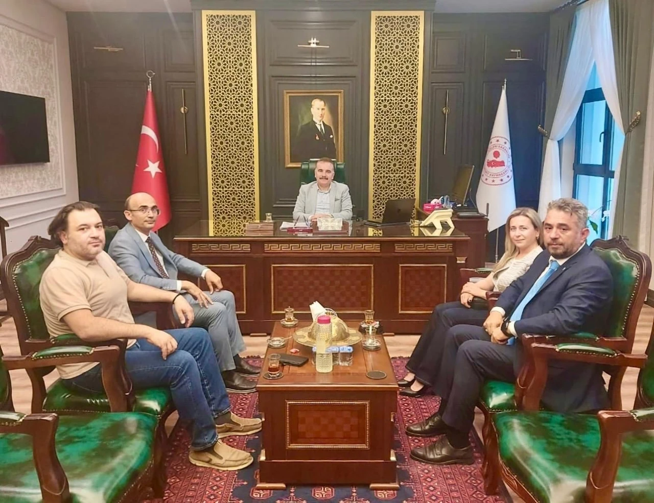 Edremit MYO yönetiminden Kaymakam Odabaş’a ziyaret
