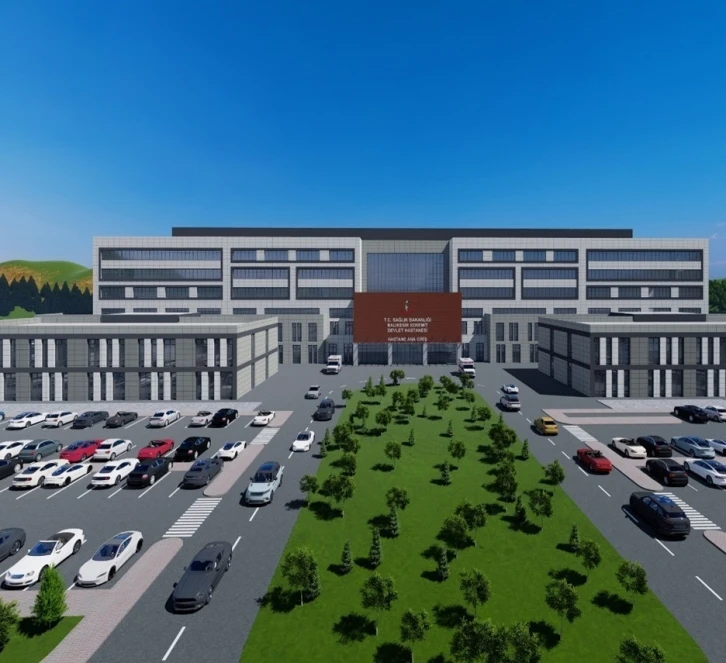 Edremit’te 300 yataklı yeni devlet hastanesi inşaatı başladı
