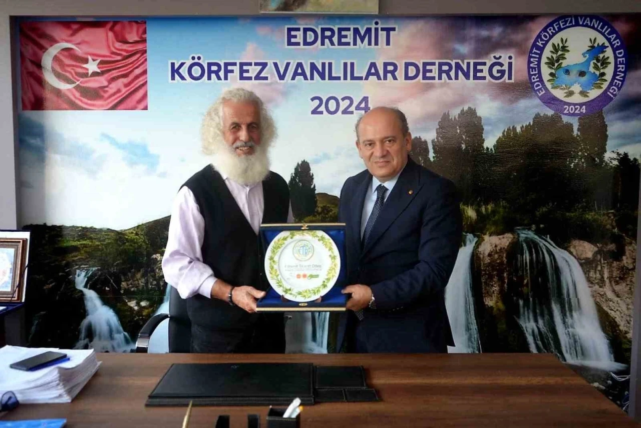 Edremit Ticaret Odası’ndan Edremit Körfezi Vanlılar Derneğine ziyaret
