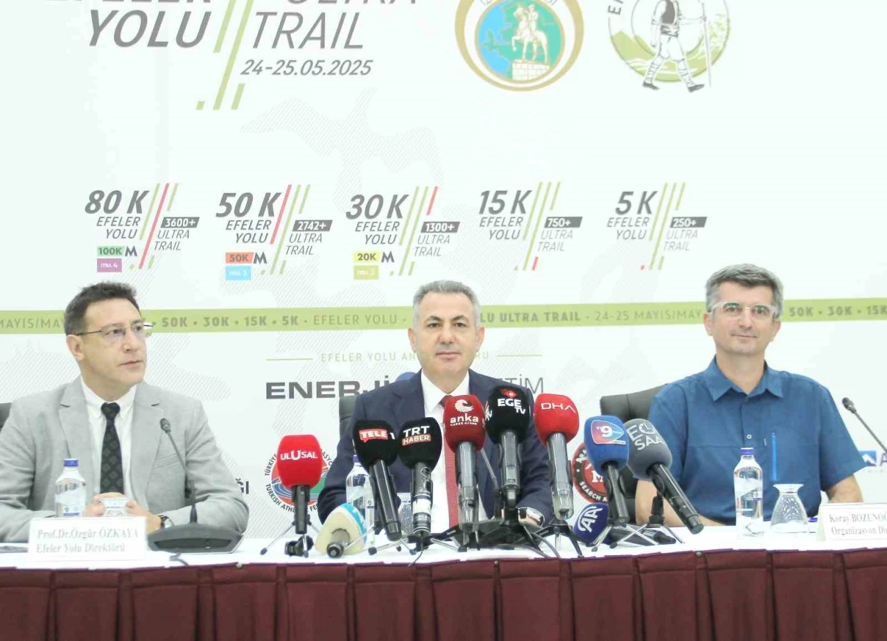 ’Efeler Yolu Ultra Trail’e 6 ülkeden 256 sporcu gelecek
