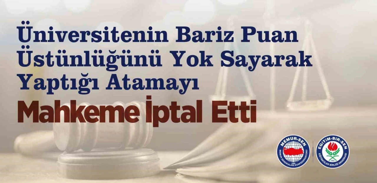 Eğitim-Bir-Sen’in Edirne’de açtığı davada mahkeme yapılan atamayı iptal etti
