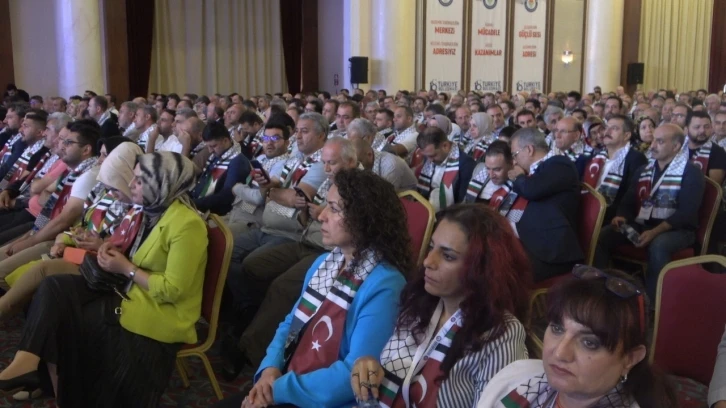 Eğitim-Bir-Sen ve Memur-Sen Genel Başkanı Yal&ccedil;ın: "Filistin, tarihin en b&uuml;y&uuml;k soykırımını yaşıyor"
