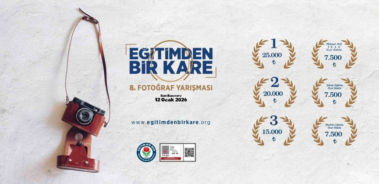 ‘Eğitimden Bir Kare Ulusal Fotoğraf Yarışması’ başvuruları başladı
