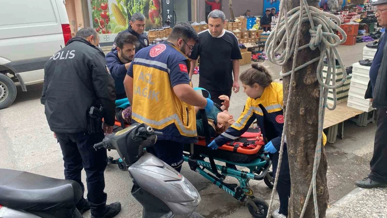 Ekipler yaşlı kadını kurtarmak i&ccedil;in seferber oldu
