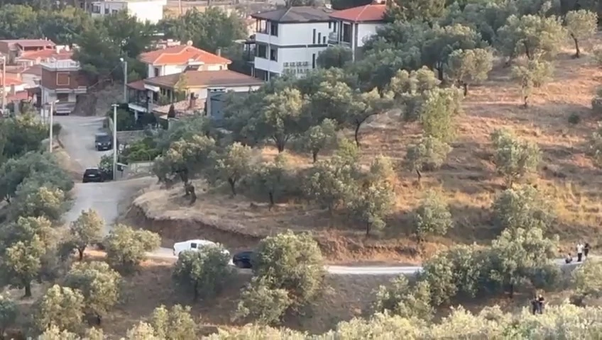Ekrem İmamoğlu’nun babasına ait olduğu iddia edilen Güre’deki arazide arama yapıldı
