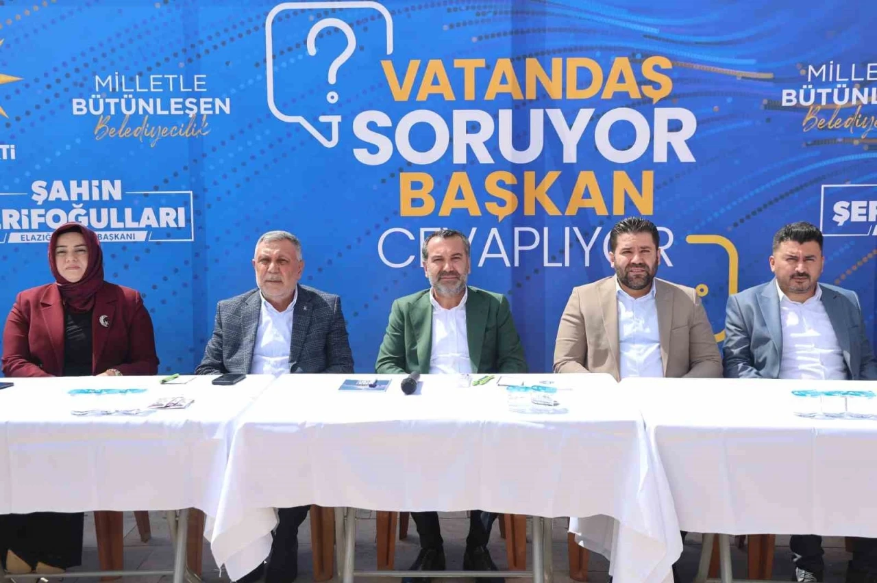 Elazığ Belediye Başkanı Şerifoğulları, vatandaşların sorularını cevapladı
