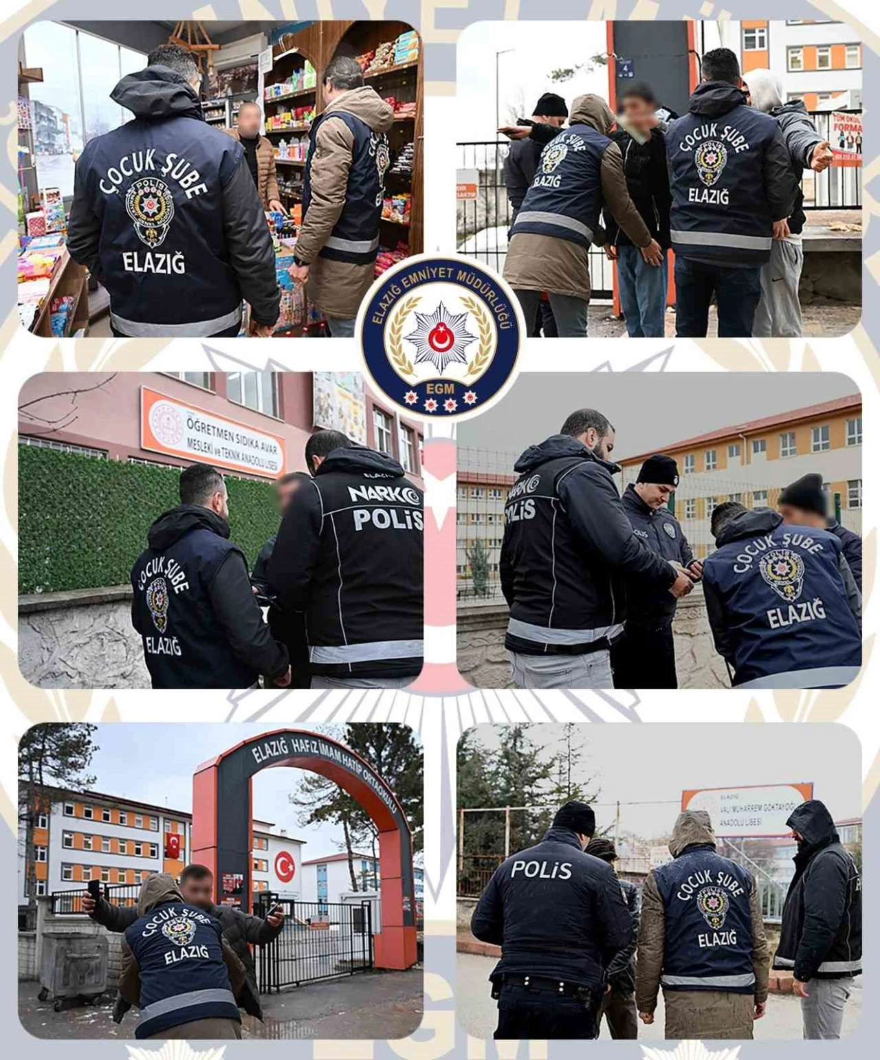 Elazığ&rsquo;da 233 okul &ouml;n&uuml; ve &ccedil;evresi denetlendi
