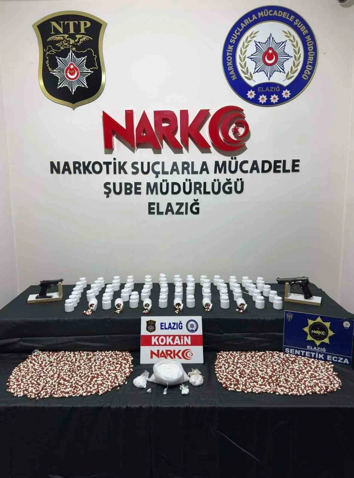 Elazığ&rsquo;da 802 gram kokain ele ge&ccedil;irildi: 1 şahıs tutuklandı
