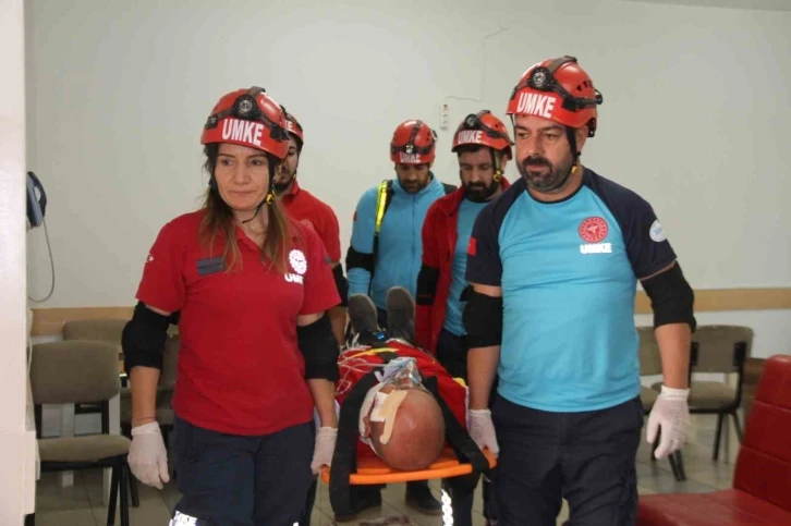 Elazığ&rsquo;da deprem ve yangın tatbikatı
