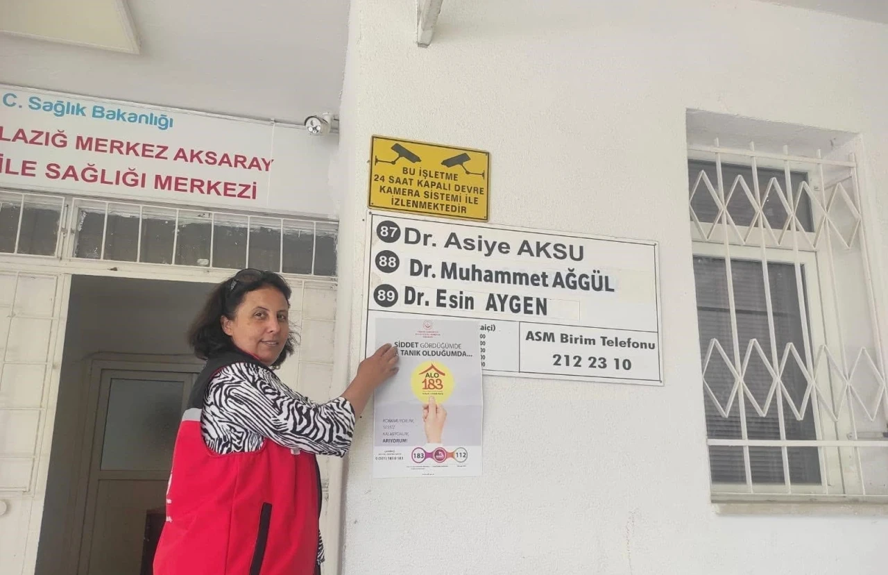 Elazığ’da kadına yönelik şiddetle mücadele çalışmaları
