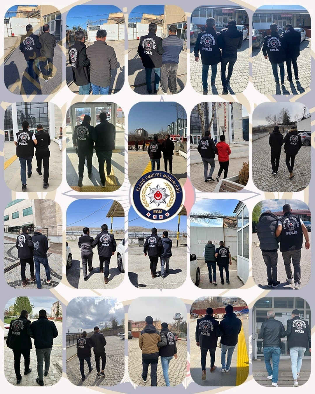 Elazığ’da kesinleşmiş hapis cezası bulunan 107 şahıs yakalandı
