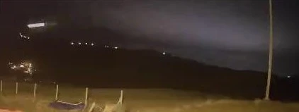 Elazığ’da meteorun düşme anı kameralara yansıdı
