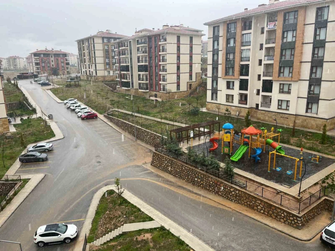 Elazığ’da sağanak etkili oluyor
