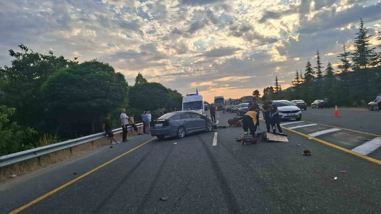 Elazığ’da trafik kazası: 1 ölü 1 yaralı

