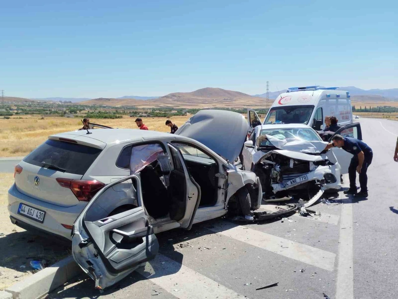Elazığ’da trafik kazası: 7 yaralı
