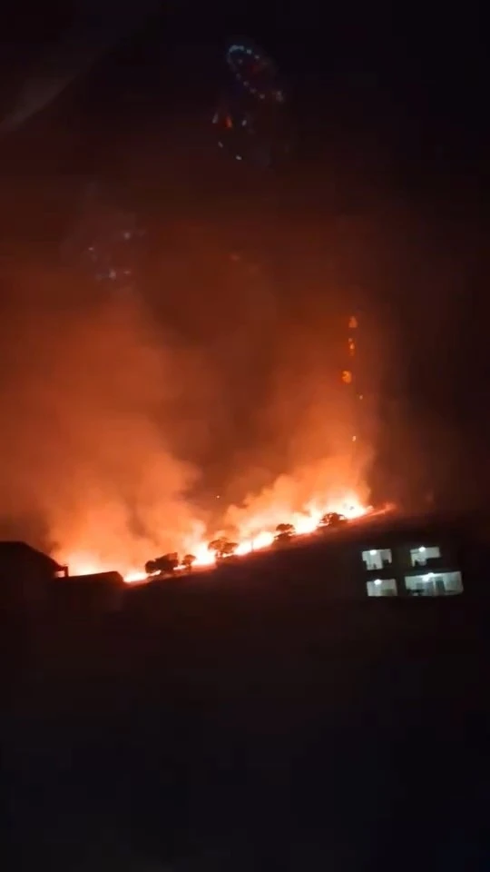 Elazığ’daki örtü yangını söndürüldü
