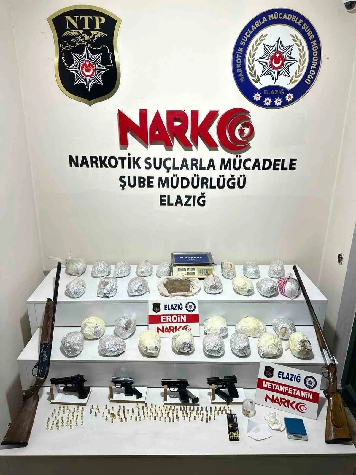 Elazığ&rsquo;daki uyuşturucu operasyonunda 4 tutuklama
