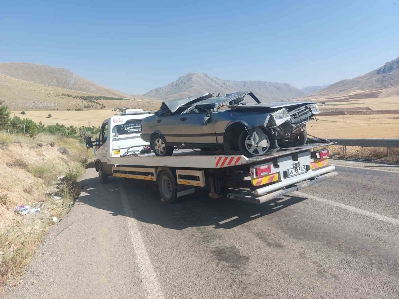 Elbistan&rsquo;da trafik kazası: 1 yaralı
