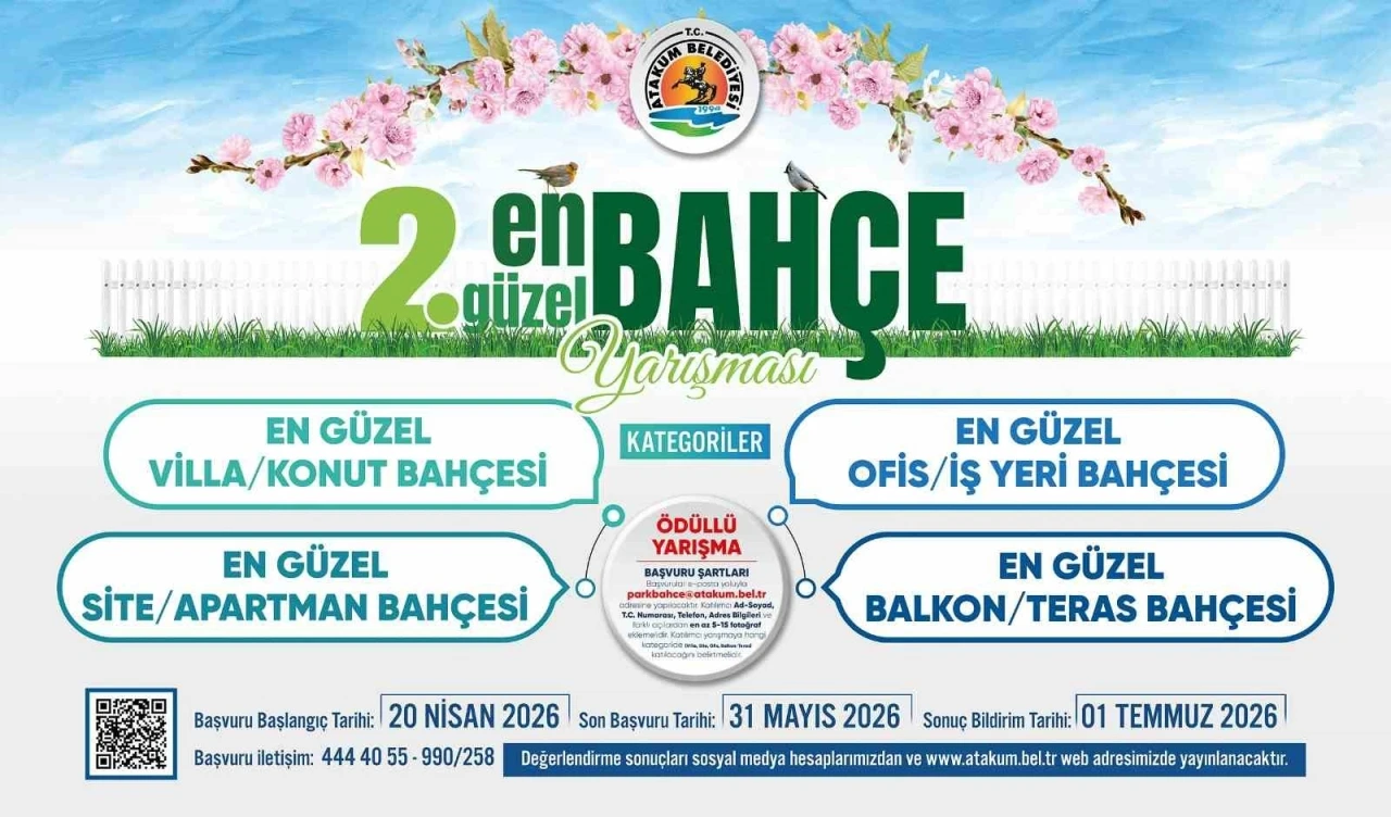 En G&uuml;zel Bah&ccedil;e Yarışması&rsquo;na başvurular başladı
