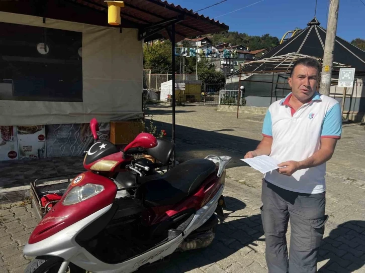 Engelli vatandaş ge&ccedil;mediği gişeden ceza yediğini iddia etti
