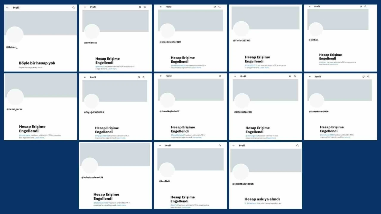 Epstein dosyaları kapsamında bilgi kirliliği oluşturan hesaplara erişim engeli
