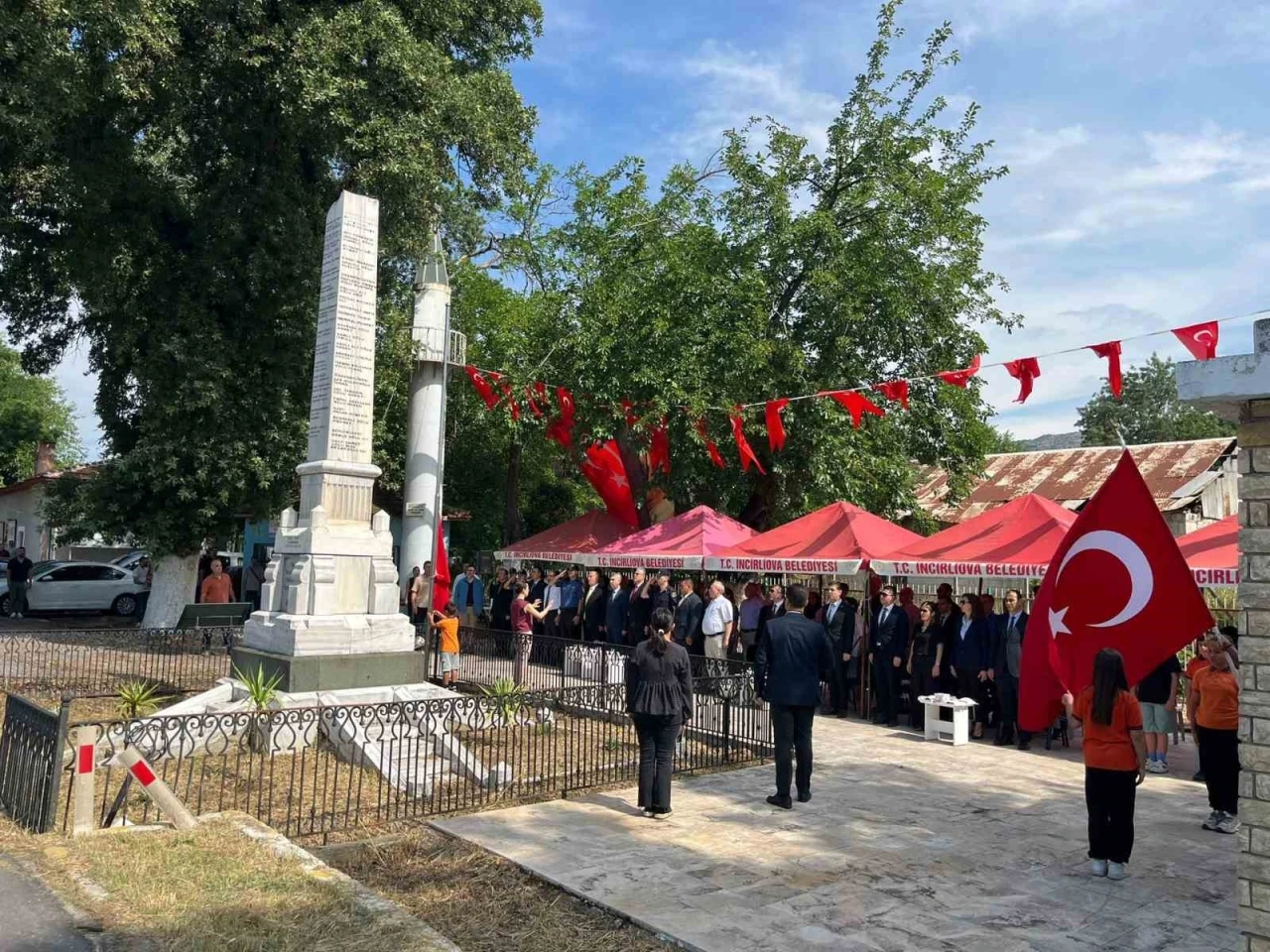 Erbeyli Şehitleri İlk Kurşun Abidesi&rsquo;nde anma etkinliği d&uuml;zenlendi
