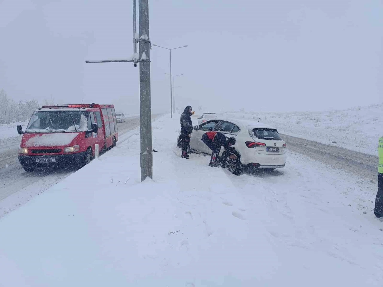 Erciş&rsquo;te trafik kaza: 1 yaralı
