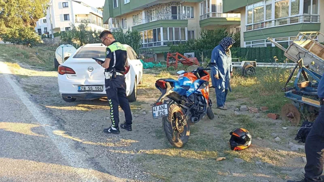 Erdek’te motosiklet kazası: 1 yaralı
