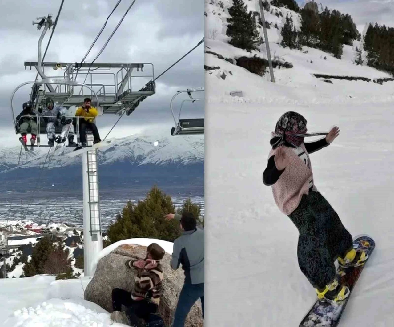 Ergan Kayak Merkezi&rsquo;nde eğlenceli anlar
