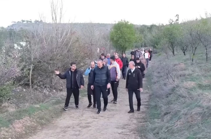 Erzincan’da doğa yürüyüşü yapıldı
