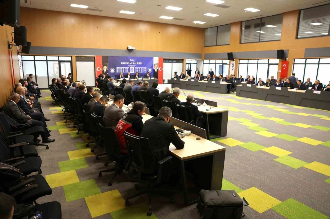 Erzincan&rsquo;da İl Koordinasyon Kurulu Toplantısı ger&ccedil;ekleştirildi
