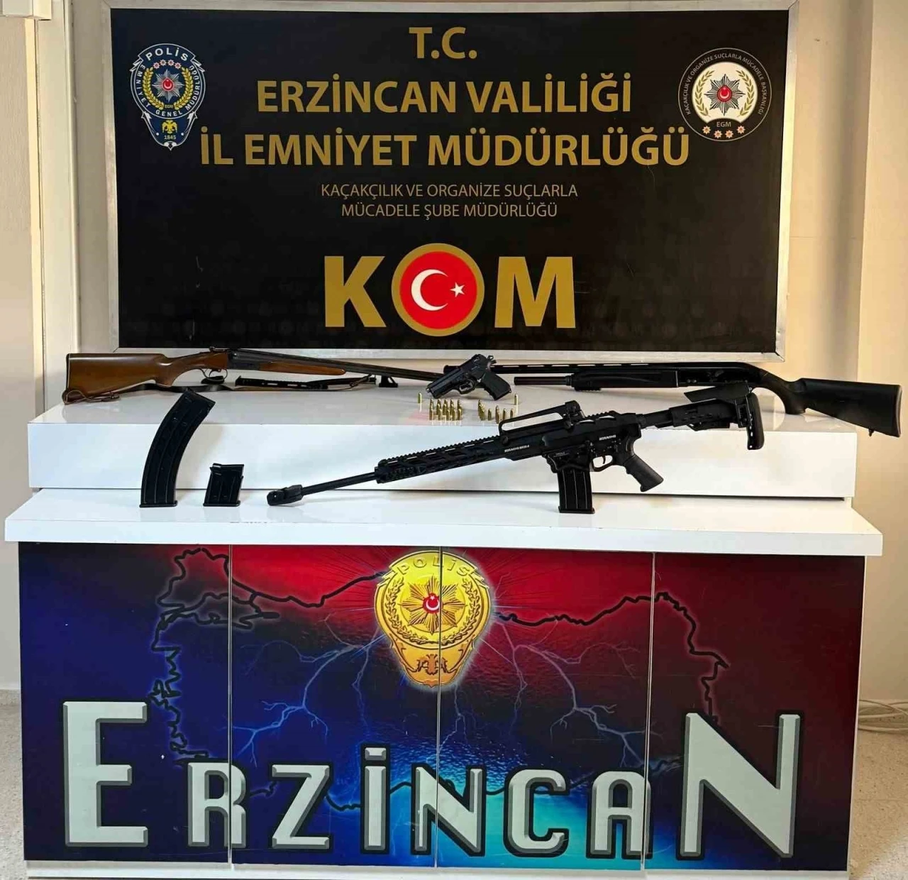 Erzincan’da silah operasyonu; 2 kişi yakalandı
