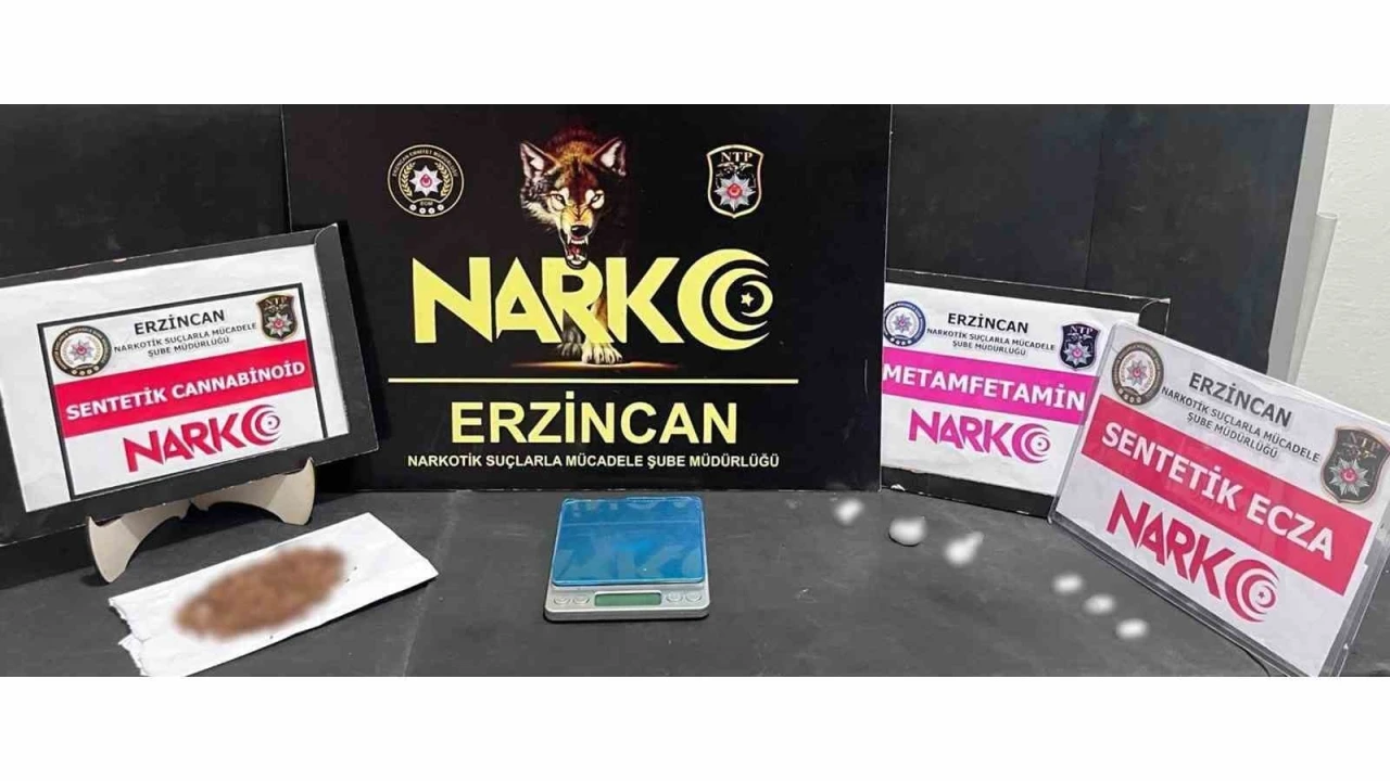 Erzincan’da uyuşturucu operasyonu
