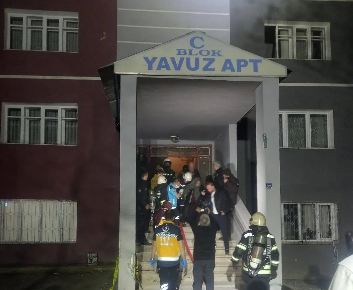 Erzurum’da korkutan yangın
