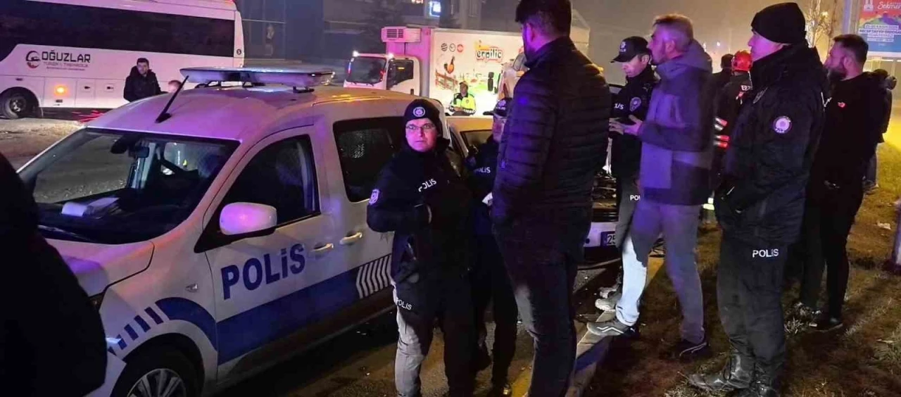 Erzurum’da zincirleme kaza: 6 yaralı
