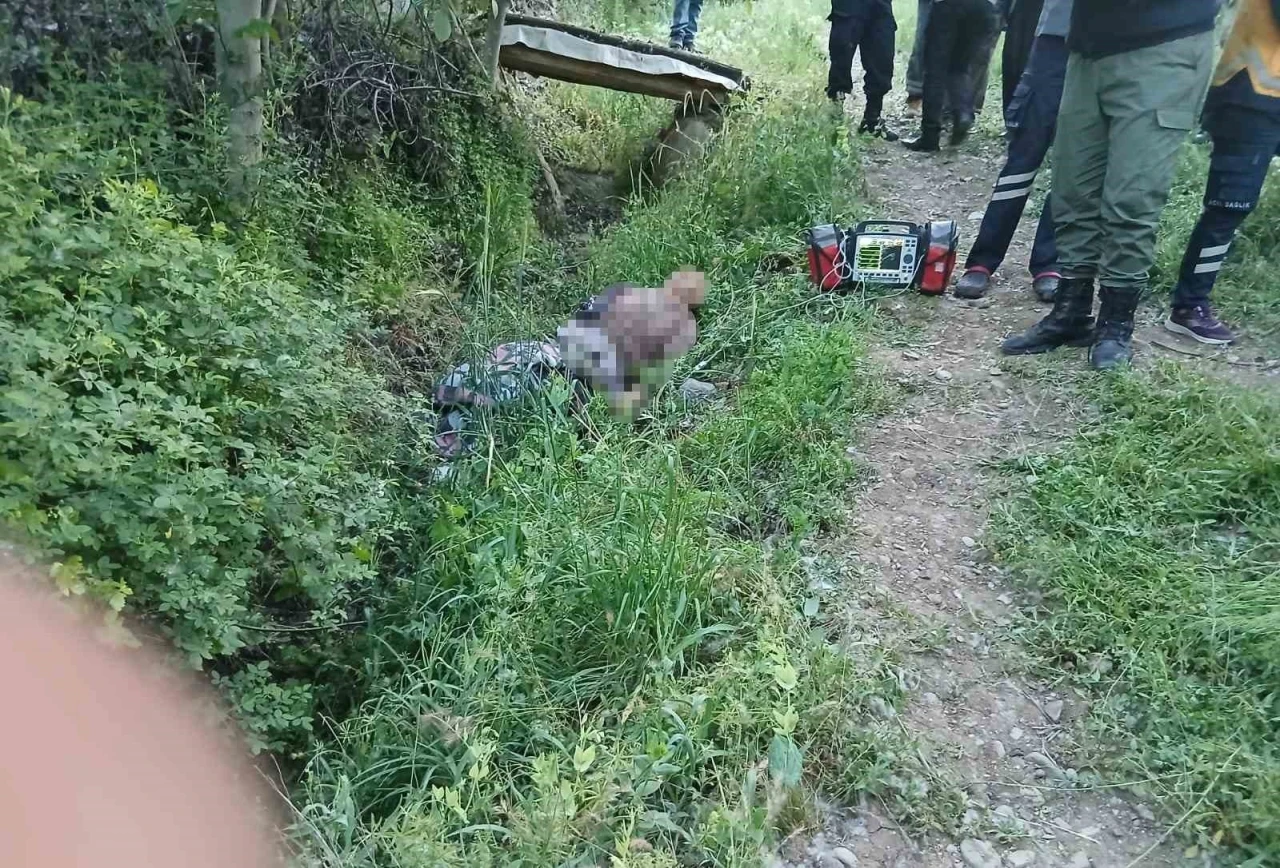 Eşekten d&uuml;şen yaşlı adam hayatını kaybetti
