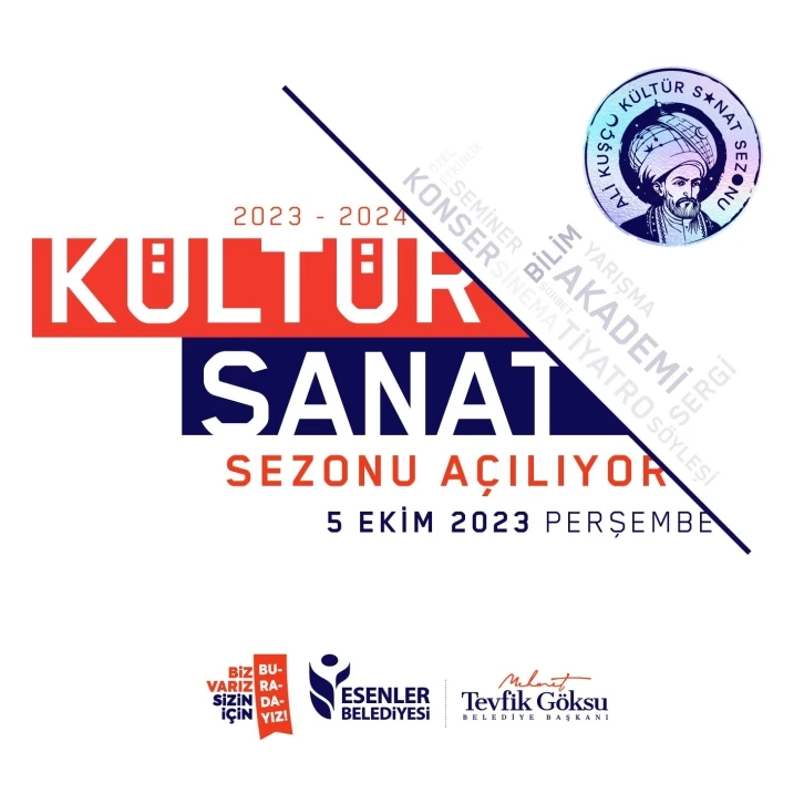 Esenler’de Ali Kuşçu Kültür Sanat sezonu açılıyor