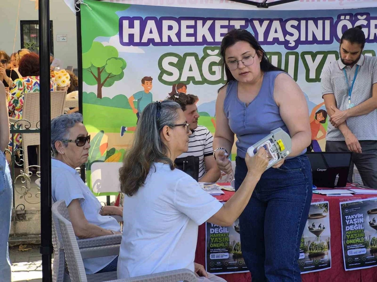Eskişehir&rsquo;de vatandaşlar teste girdi, fiziksel yaşını &ouml;ğrendi
