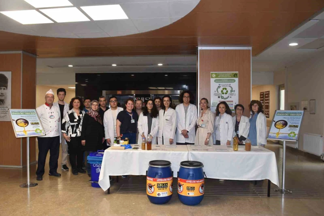 ESOGÜ Hastanesi’nde geri dönüşüm bitkisel atık ile ilgili etkinlik düzenlendi

