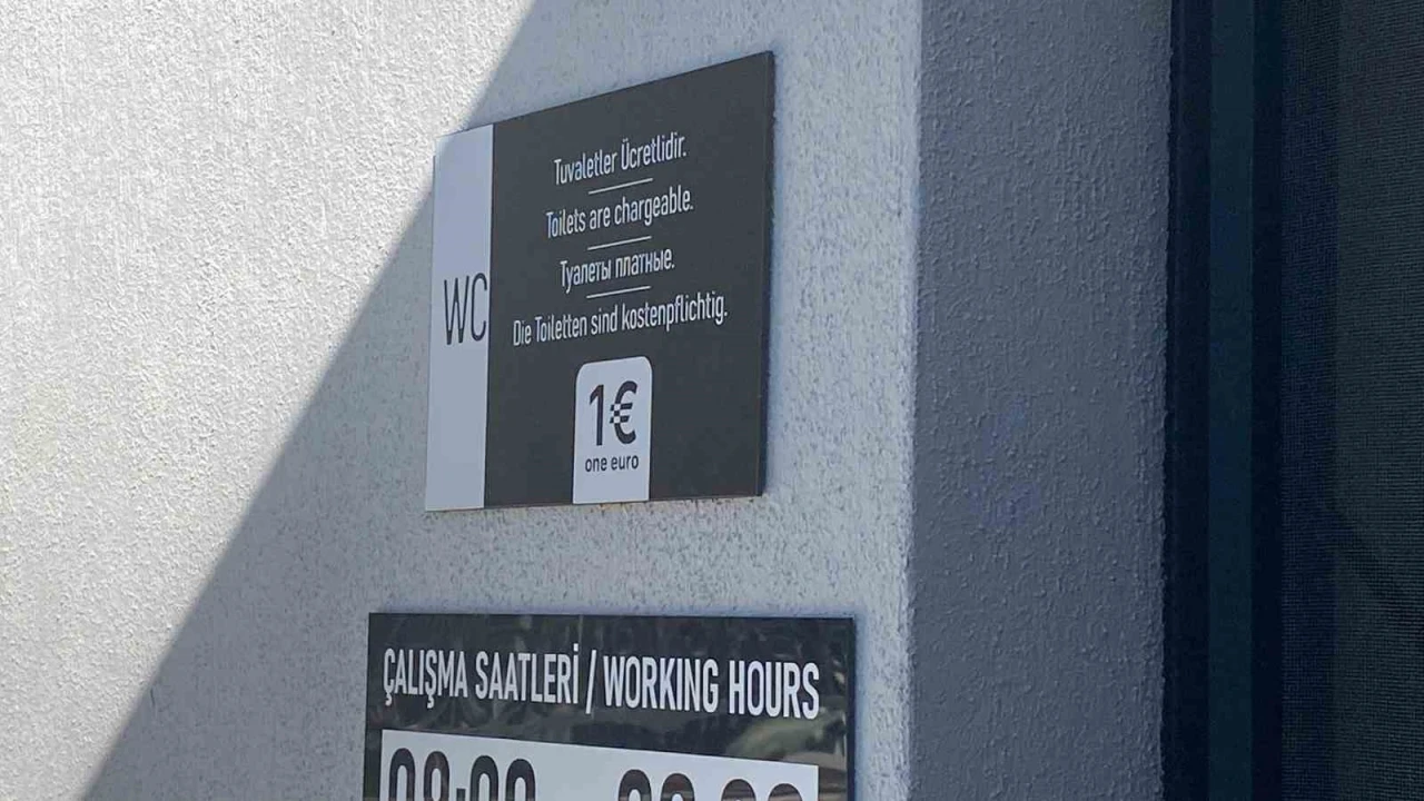 Euro üzerinden mesai saatli tuvalet ücreti
