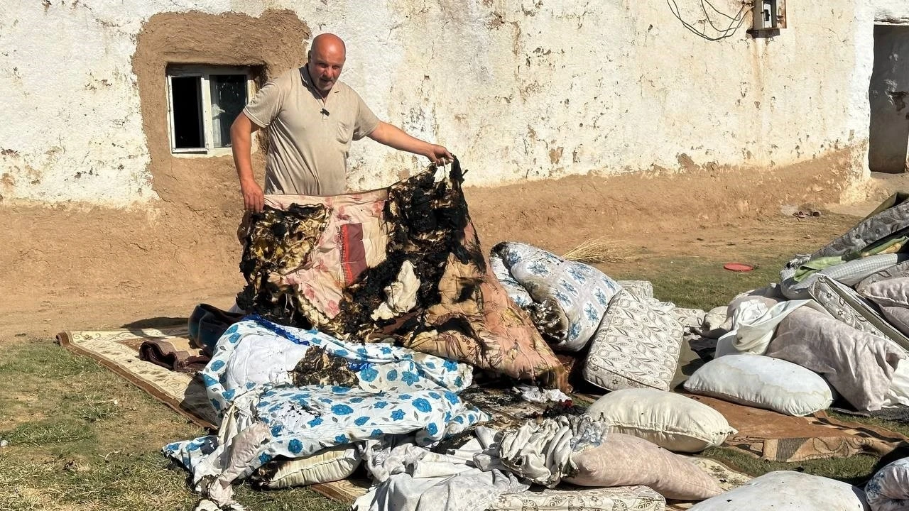 Evdeki eşyalar kendi kendine alev alıyor
