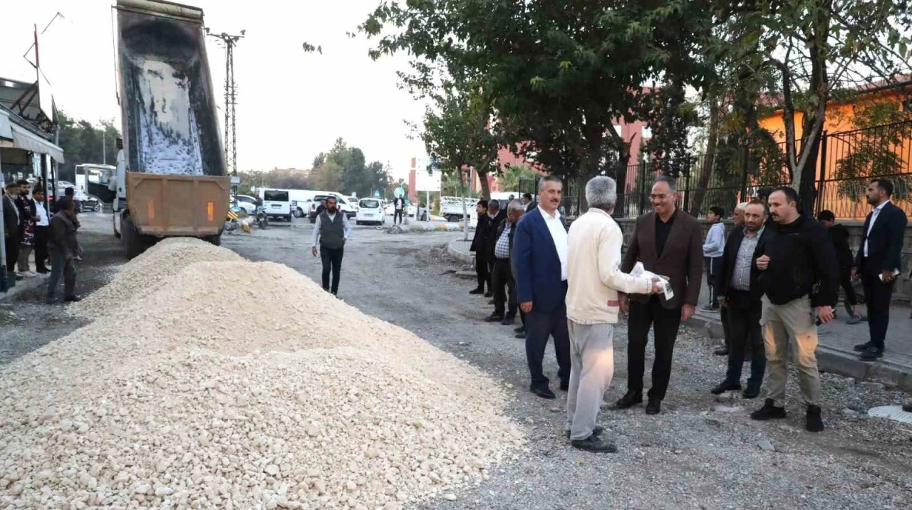 Eyyübiye’de asfalt çalışmaları
