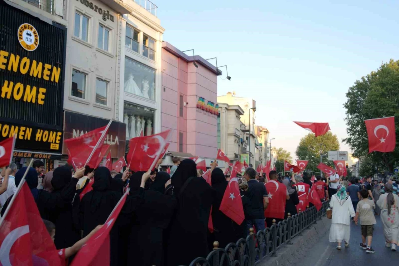 Fatih’te 15 Temmuz Demokrasi ve Milli Birlik Günü’nde &quot;Zaferin Adı Türkiye&quot; etkinliği

