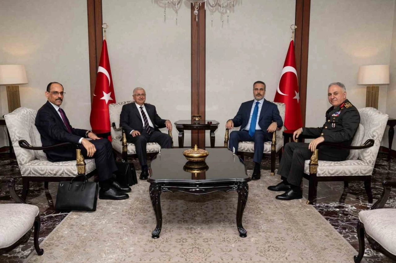 Fidan, Güler, Gürak ve Kalın Dışişleri Bakanlığı’nda bir araya geldi
